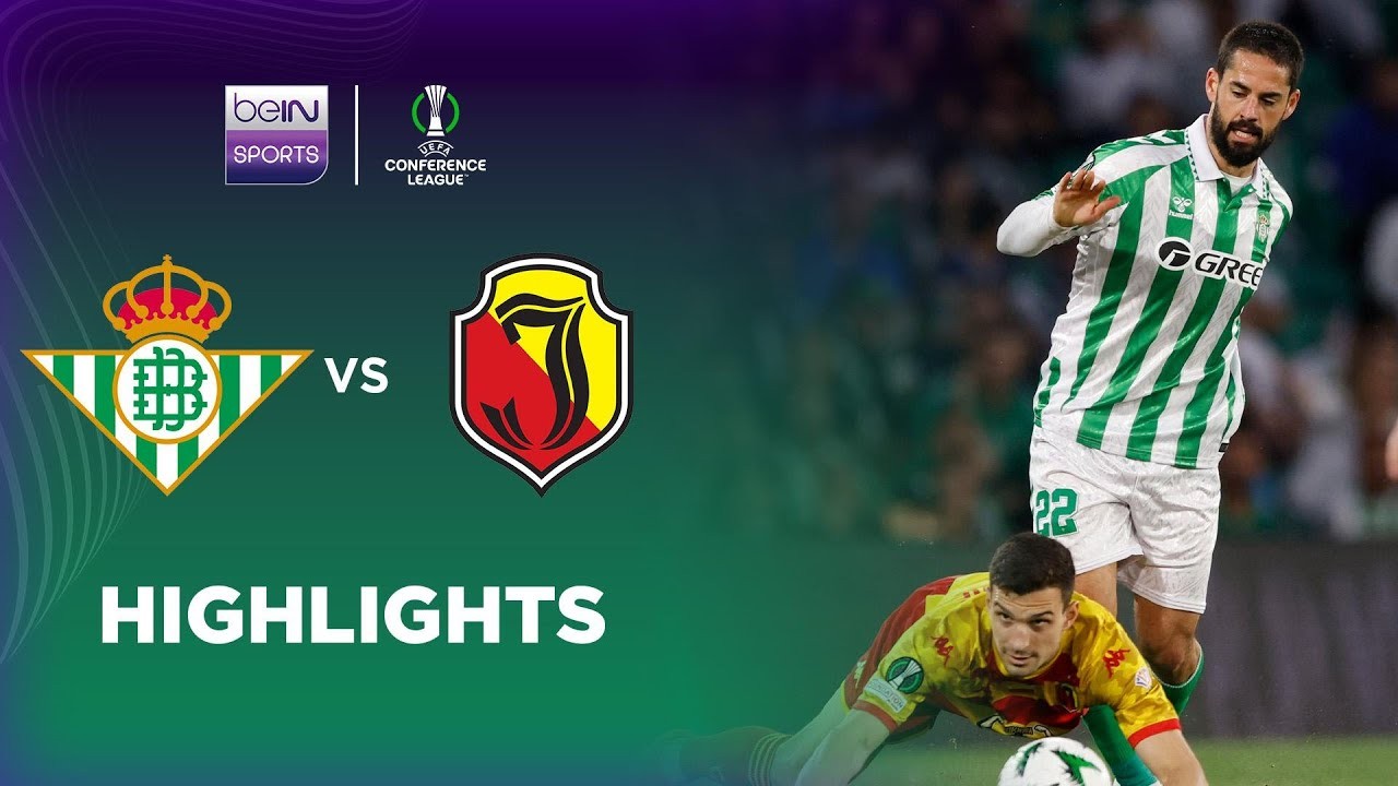 #ไฮไลท์ฟุตบอล [ เรอัล เบติส 2 - 0 จาเกียลโลเนีย ] ยูฟ่า คอนเฟอเรนซ์ลีก (รอบ8ทีมสุดท้าย)นัดแรก 2025/11.4.68